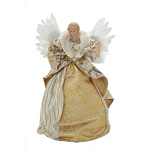 ANJO NATALINO DOURADO PARA TOPO DE ARVORE DE NATAL - Raffaello Presentes e Decorações A melhor loja online de decor ANJO NATALINO DOURADO PARA TOPO DE ARVORE DE NATAL - Raffaello Presentes e Decorações A melhor loja online de decor