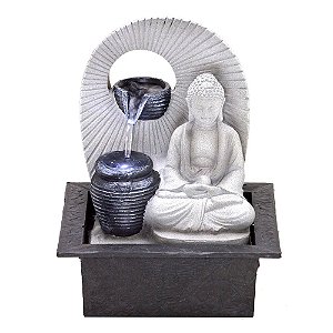 FONTE DE AGUA BUDA DECORATIVA 110V