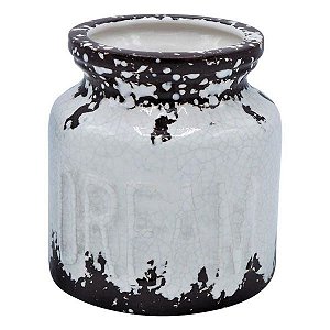 VASO DREAM BRANCO EM CERAMICA