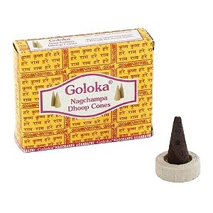 Incenso Cone de Massala Goloka - Goloka Nagchampa