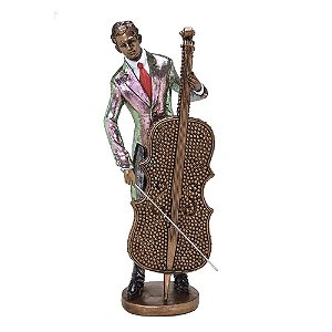 ESCULTURA MUSICO DECORATIVO