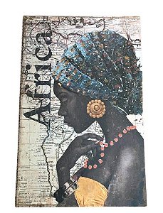 CAIXA LIVRO AFRICA P DECORATIVO