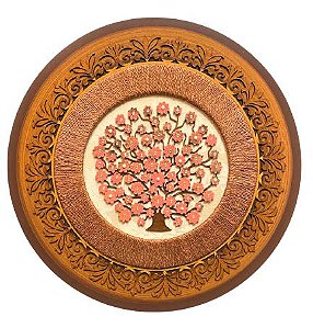 MANDALA CEREJEIRA ROSA DECORATIVA 65cm