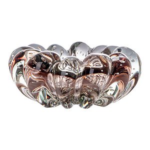 CACHEPOT DECORATIVO EM MURANO  VINTAGE ROSE M