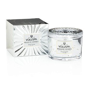 VELA VOLUSPA POTE P 60H CAIXA BRANCHE VERMEIL 312G