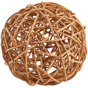 BOLA ESFERA DECORATIVA EM RATTAN G