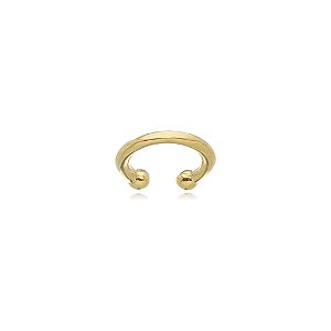 Piercing Fake Mini Liso Banhado a Ouro 18k