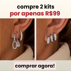 Promoção 2 Kits Ródio por R$99,00