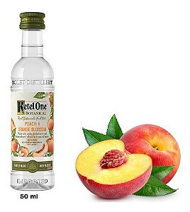Vodka Destilada Peach & Orange Blossom Ketel One Botanical Garrafa 50ml