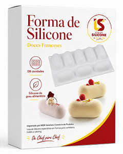 MOLDE DE SILICONE OBLONGO PARA SOBREMESAS