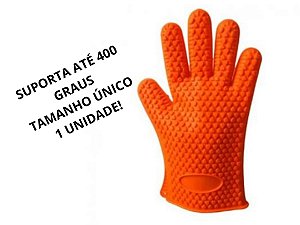 LUVA DE SILICONE RESISTENTE AO CALOR 1 UNIDADE