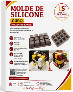 MOLDE DE SILICONE CUBOS 12 CAVIDADES