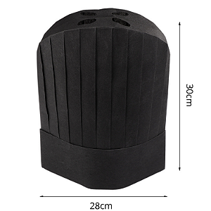 TOQUE BLANCHE TNT COM REGULAGEM COR PRETO