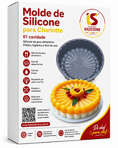 FORMA DE SILICONE PARA CHARLOTTE