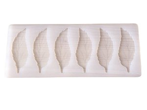 MOLDE DE SILICONE FOLHA PARA ARABESCO DE CHOCOLATE