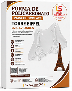 MOLDE POLICARBONATO TORRE EIFFEL PARA CHOCOLATE