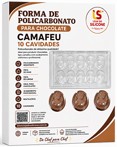 MOLDE POLICARBONATO CAMFEU PARA CHOCOLATE