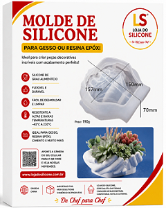 MOLDE E FORMA DE SILICONE MÃOS PARA RESINA E GESSO