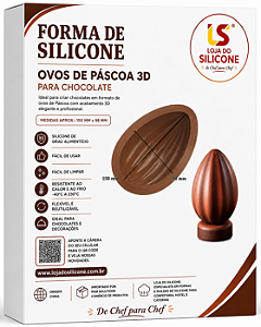 FORMA DE SILICONE PARA OVOS DE PÁSCOA MODELO 5