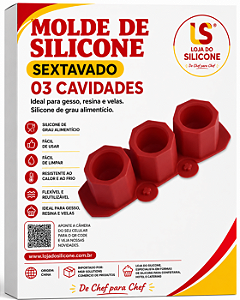 MOLDE DE SILICONE PARA VASOS VELAS RESINA GESSO E DOCES