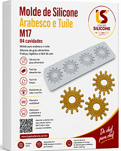 MOLDE DE SILICONE ARABESCO SOL