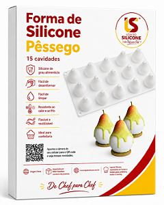 MOLDE DE SILICONE PERA 3D 15 CAVIDADES