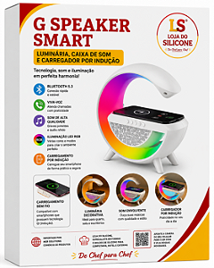 G SPEAKER SMART LUMINÁRIA CAIXA DE SOM E CARREGADOR POR INDUÇÃO