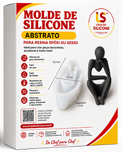 SILICONE MOLDE 3D CORPO HUMANO ABSTRATO PARA DECORAÇÃO
