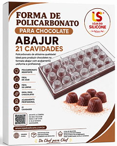 MOLDE DE POLICARBONATO PARA CHOCOLATE ABAJUR