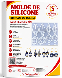 MOLDE DE SILICONE PARA RESINA EPOXI BRINDES