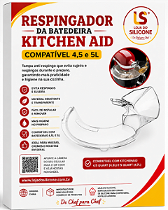 RESPINGADOR DA BATEDEIRA KITCHEN AID COMPATÍVEL 4,5 e 5L