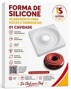MOLDE DE SILICONE PARA ACABAMENTO DE DOCES FRANCES