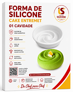 FORMA DE SILICONE ANTIADERENTE PARA ENTREMET