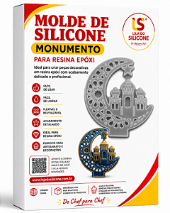 MOLDE DE SILICONE PARA RESINA EPÓXI MONUMENTO