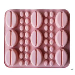 MOLDE DE SILICONE GRÃO DE CAFÉ 3D PARA DOCES FRANCÊS