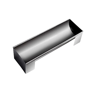CALHA INOX DESMONTÁVEL PARA SOBREMESAS OU BÜCHE