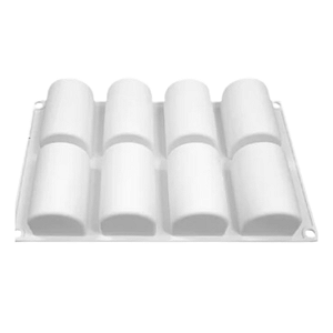 FORMA DE SILICONE OBLONGO PARA BUCHE 08 CAVIDADES