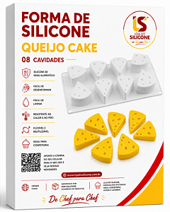 CAKE MOLDE DE SILICONE PARA QUEIJOS E MOUSSES