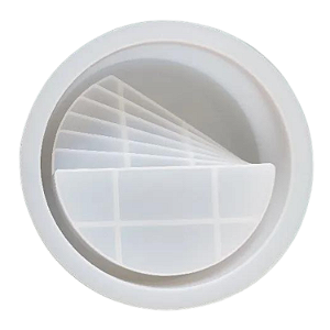 MOLDE DE SILICONE VASO POLIGONAL GEOMÉTRICO REDONDO