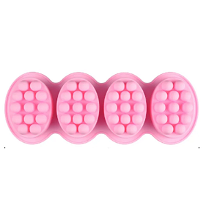 MOLDE DE SILICONE PARA SABONETE MASSAGEM  TERAPÊUTICA 3D