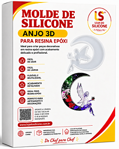 MOLDE DE SILICONE PARA RESINA EPÓXI ANJO