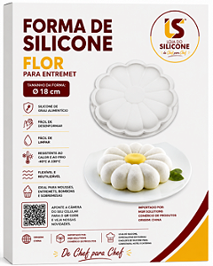 MOLDE DE SILICONE FLÔR PARA SOBREMESAS FRANCESA
