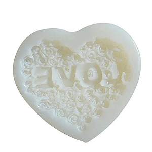 MOLDE DE SILICONE CORAÇÃO DIA DAS MÃES E NAMORADOS