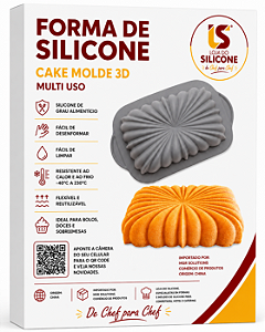 MOLDE DE SILICONE ANTIADERENTE MULTE USO PÃES E DOCES