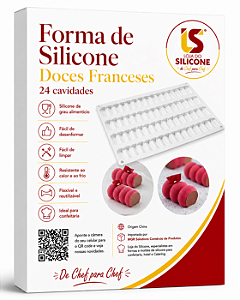 MOLDE DE SILICONE PARA DOCES FRANCÊS