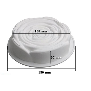 MOLDE DE SILICONE ROSA PARA ENTREMET INDIVIDUAL