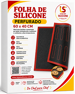TAPETE DE SILICONE DUPLA FACE PARA MACARONS E ÉCLAIR