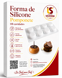 FORMA DE SILICONE POMPONETE
