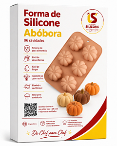 FORMA E MOLDE DE SILICONE ABÓBORA M6