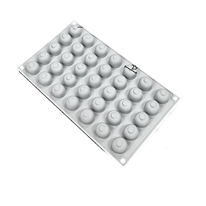 MOLDE DE SILICONE CEREJA 35 CAVIDADES